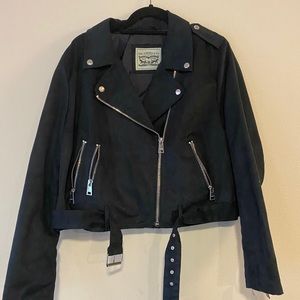 Levi Navy Suede Jacket NTW SZ XL